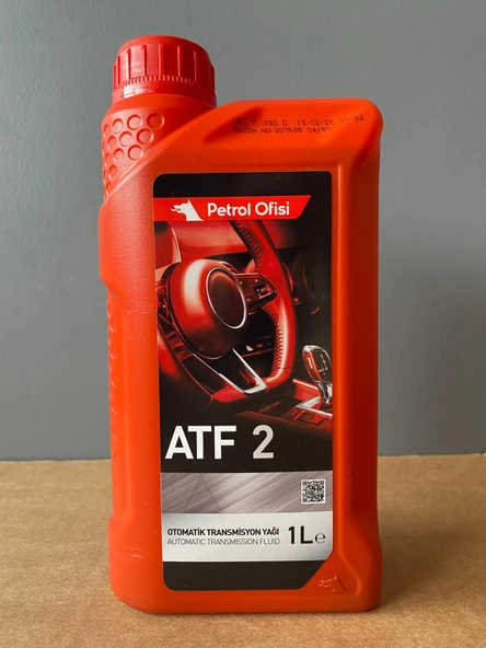 Petrol Ofisi ATF 2 Kırmızı Renk 1 Litre Direksiyon Yağı (19/02/2026 Üretim) ürün görseli 1