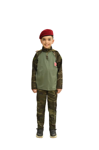 ÇOCUK ASKER KOSTÜM - Resim 3