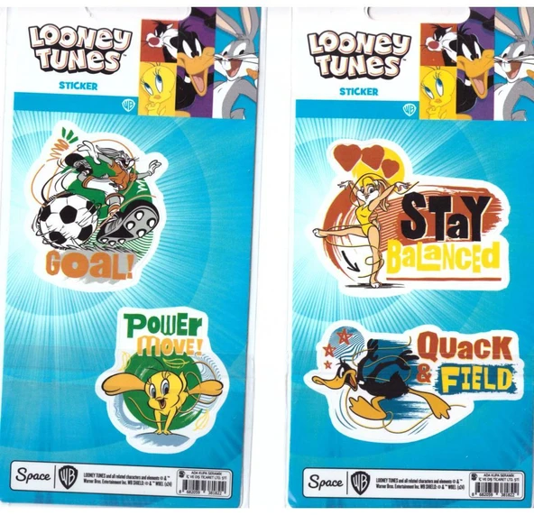 LOONEY TUNES LOLA BUNNY STAY STICKER STC-381822 ürün görseli 1