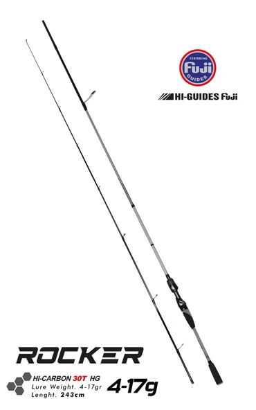 Fujin Rocker 243cm 4-17gr Light Spin Kamışı ürün görseli 1