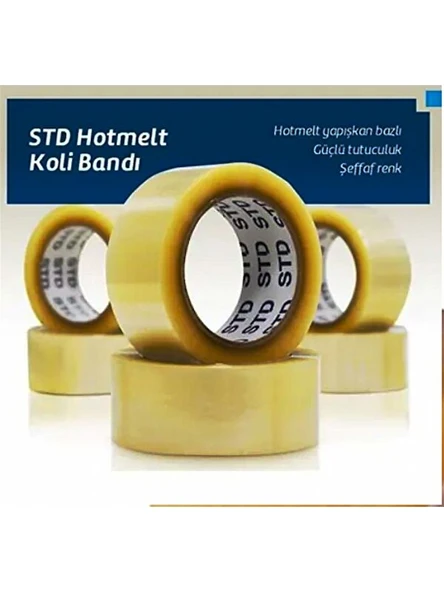 STD Şeffaf Koli Bandı 45*100 ürün görseli 1