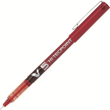 Pilot V5 Hi-tecpoint Iğne Uçlu Kalem 0.5 mm - Kırmızı ürün görseli 1