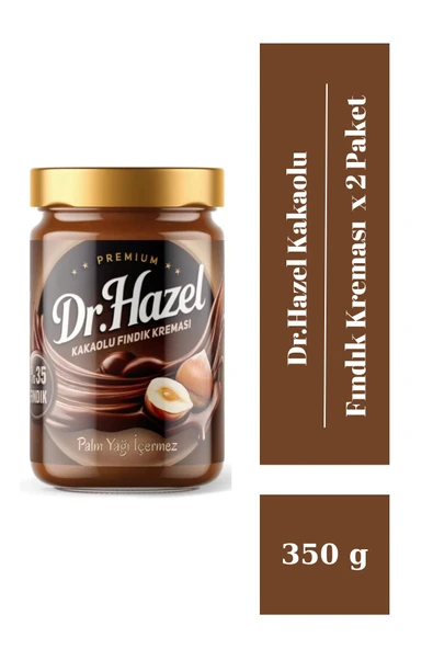 Drhazel Kakaolu Fındık Kreması 350 gr x 2 Paket ürün görseli 1