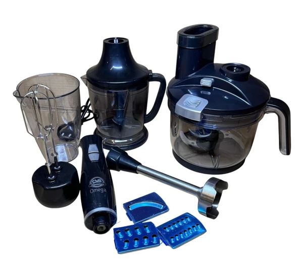 CVS Dn 1283 OmegaMax 1500W Çok Fonksiyonlu 10 Parça Mega Set - Çift Hazneli SİYAH ürün görseli 1
