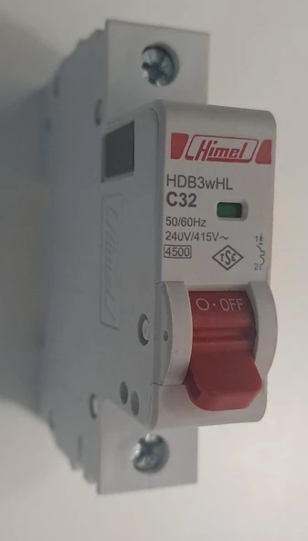 HİMEL 32 AMPER 1XC32 OTOMAT SİGORTA ürün görseli 1