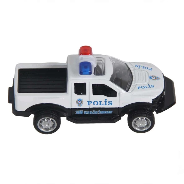 Nessiworld Çek Bırak Metal Polis Pickup Aracı - Resim 2