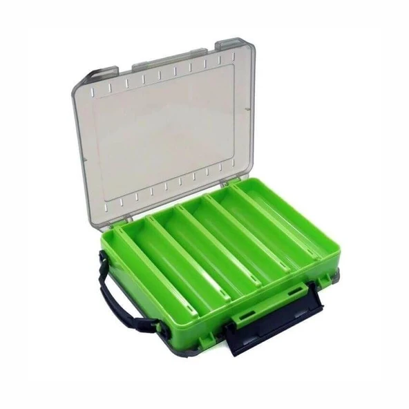 SHUFA Lure Box Çift Taraflı Kutu 130mm Yeşil ürün görseli 1