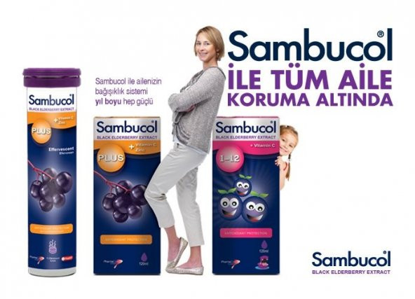 Sambucol_Plus Şurup 120ml. SKT:06/2023 ürün görseli 1