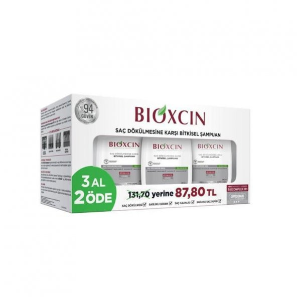 Bioxcin Genesis Yağlı Saçlar İçin Şampuan 300 ml - 3 Al 2 Öde (Özel Fiyat Etiketli) ürün görseli 1
