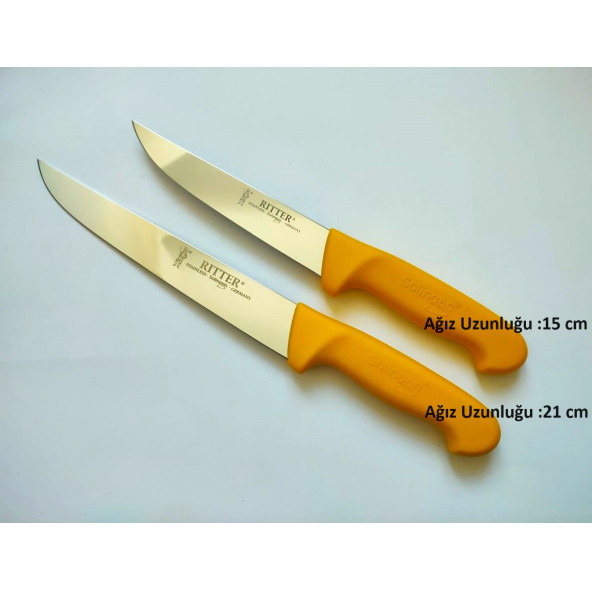 2 ADET ORJİNAL SOLİNGEN KASAP BIÇAGI (21cm+18cm) ürün görseli 1