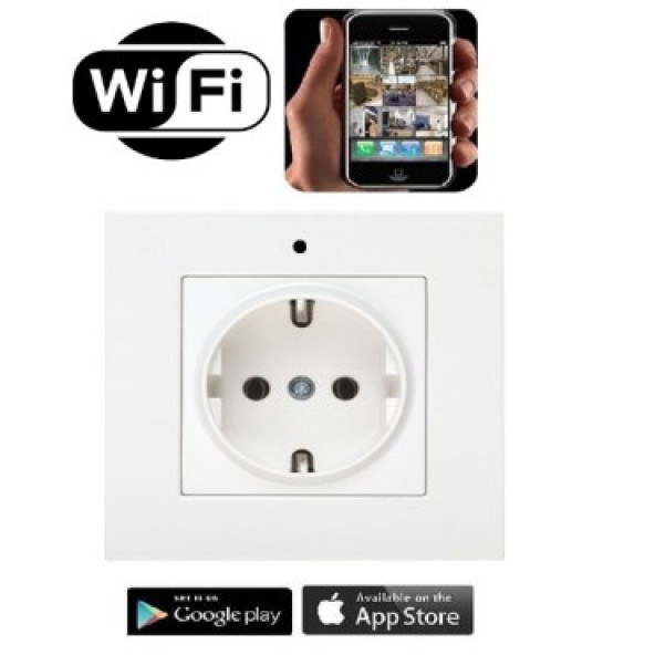 Duvar Prizi Wifi Gizli Kamera 4k Full Hd Uzaktan Izlenebilir ürün görseli 1