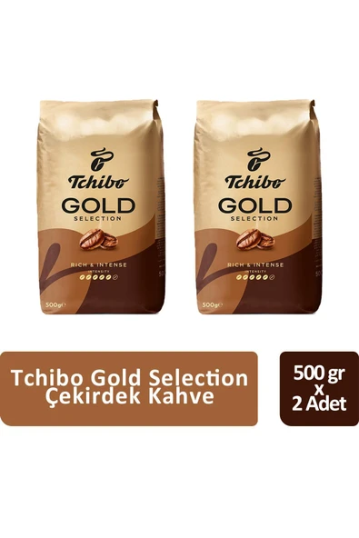 Tchibo Gold Selection Çekirdek Kahve 500 gr x 2 Adet ürün görseli 1