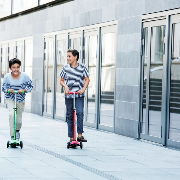 Micro Maxi 3 Tekerlekli Scooter Deluxe Green - Resim 5