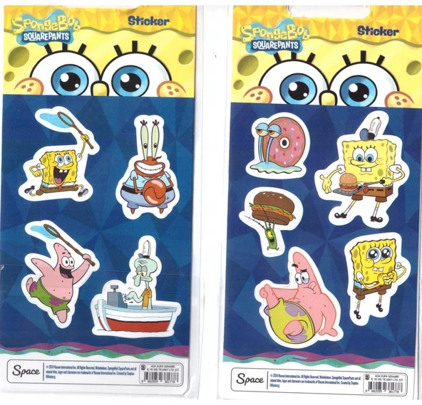 SPONGE BOB STICKER STC-381778 ürün görseli 1