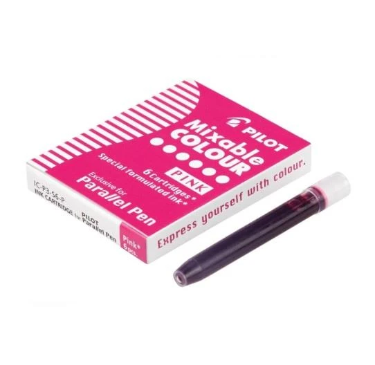 Pilot Parallel Pen  Mürekkep Kartuş - Renk : Pembe 6 ad ürün görseli 1
