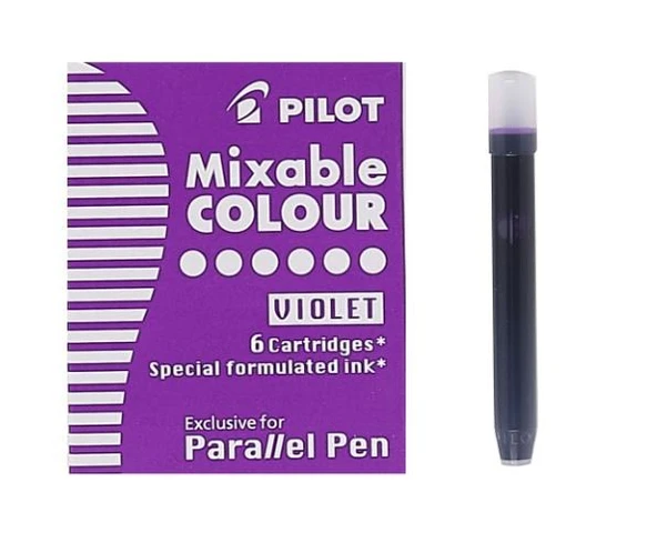 Parallel Pen  Mürekkep Kartuş - Renk : Mor 6 ad ürün görseli 1