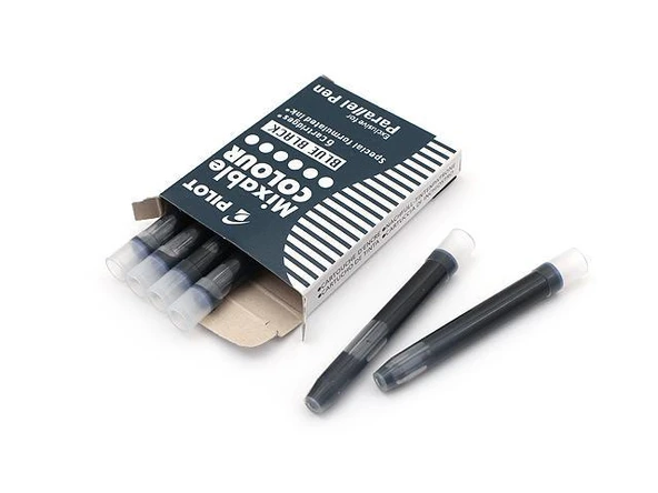 Piot Parallel Pen  Mürekkep Kartuş - Renk : Mavi Siyah 6 ad ürün görseli 1