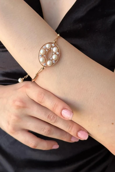 6,5 mm Doğal İnci Bileklik - Resim 7