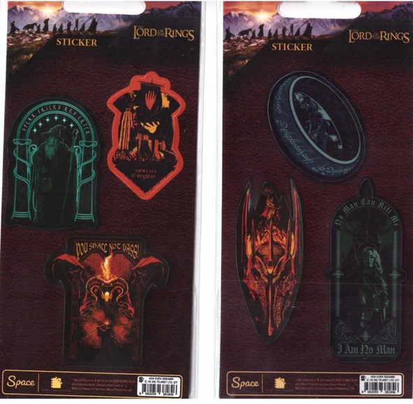 LORD OF THE RINGS YUZUK  STICKER STC-381846 ürün görseli 1