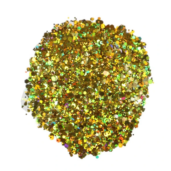 Glitter Sim Epoksi Süsleme Aksesuarı (100 GR)  Gold ürün görseli 1