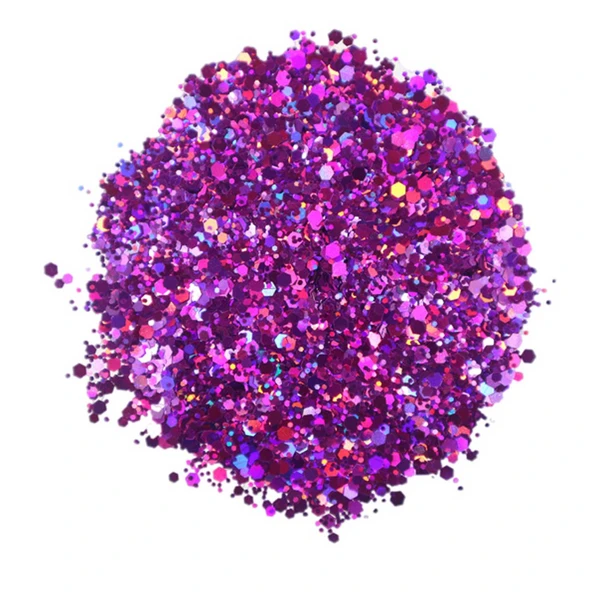 Glitter Sim Epoksi Süsleme Aksesuarı (100 GR)  Mor ürün görseli 1
