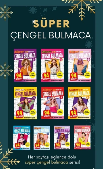 Süper Çengel Bulmaca Set (10 Kitap) ürün görseli 1
