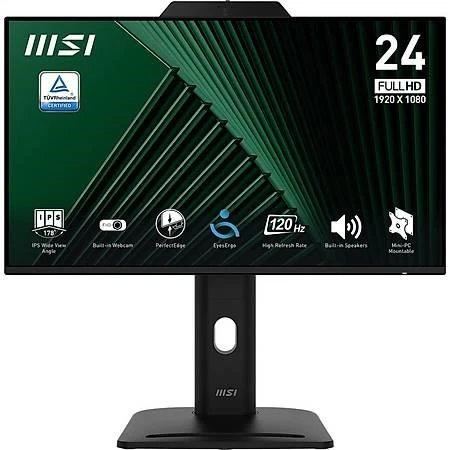 MSI 23.8" FLAT IPS PRO MP242PMG 1MS 120HZ HDMI-DP PIVOT MONİTÖR ürün görseli 1