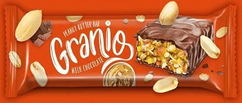 HÜNNAP GRANİO YER FISTIGI EZMELİ ÇİKOLATA KAPLAMALI BAR 40GR ürün görseli 1