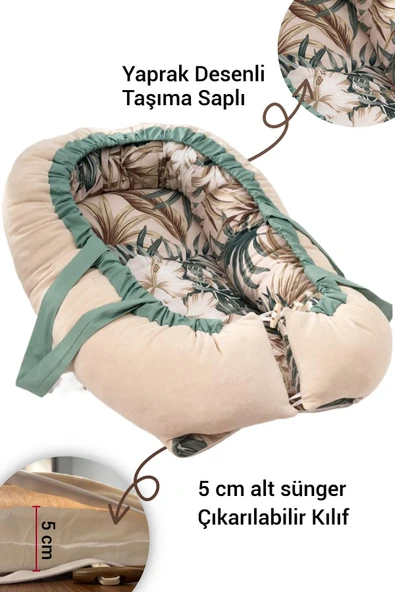 Wellgro Tropical Babynest Bebek Yatağı Anne Yanı Bebek Yatağı ürün görseli 1