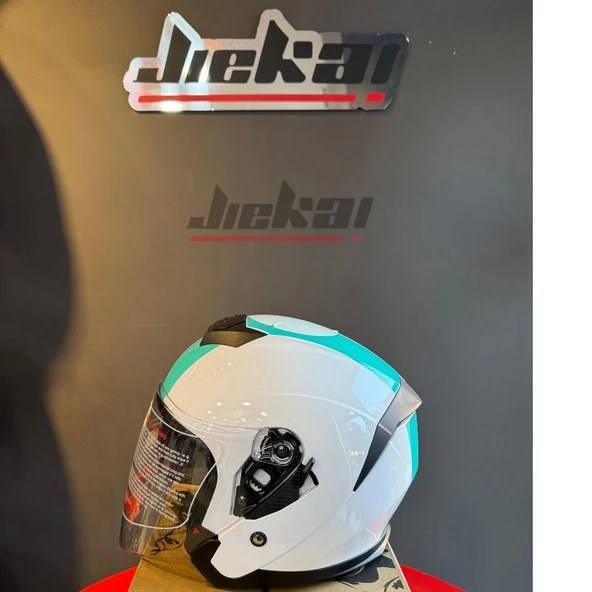 JİEKAİ YARIM L KASK GÜNEŞ VİZÖRLÜ ürün görseli 1
