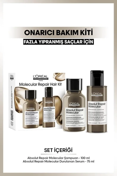 Loreal Professionnel Absolut Repair Molecular Mini Duo Set 100+75 ML ürün görseli 1