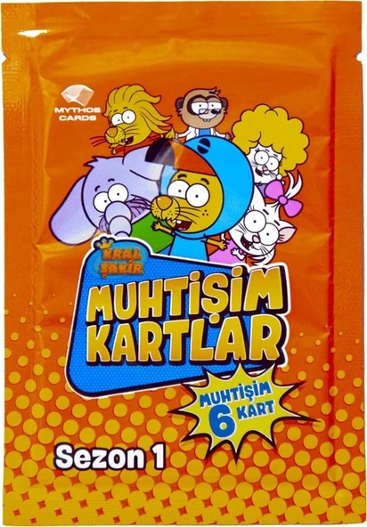Mythos Cards Kral Şakir Muhtişim Kartlar - Sezon 1 (6 Kartlık Paket) ürün görseli 1