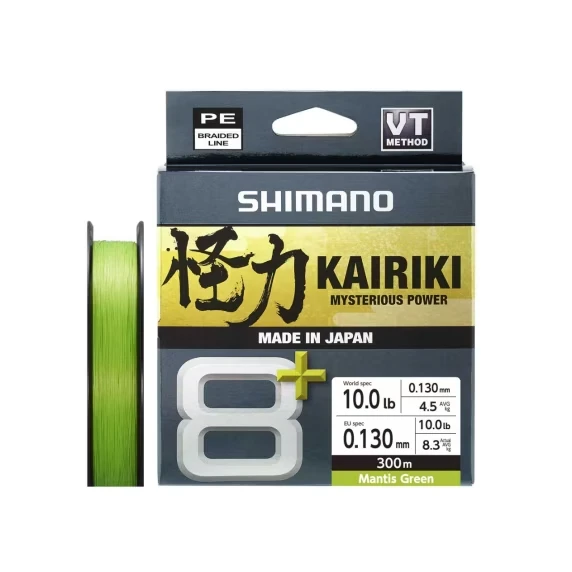 Shimano Kairiki 8+ İp Misina 300m Mantis Green ürün görseli 1