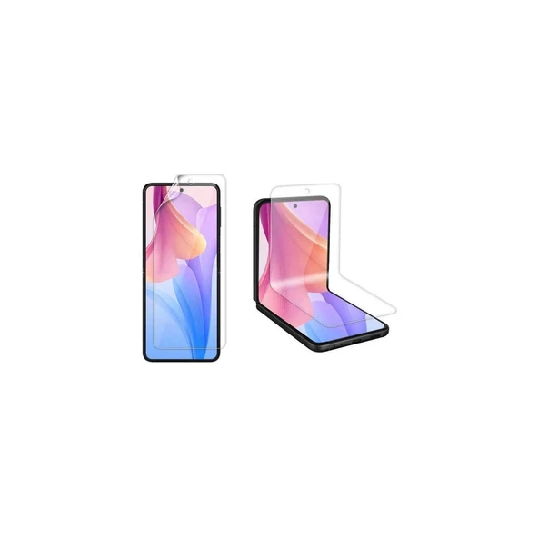 Samsung Z Flip 4 ile Uyumlu Ön & Arka Full Body Esnek Nano Çizilmez Ekran Koruyucu ürün görseli 1