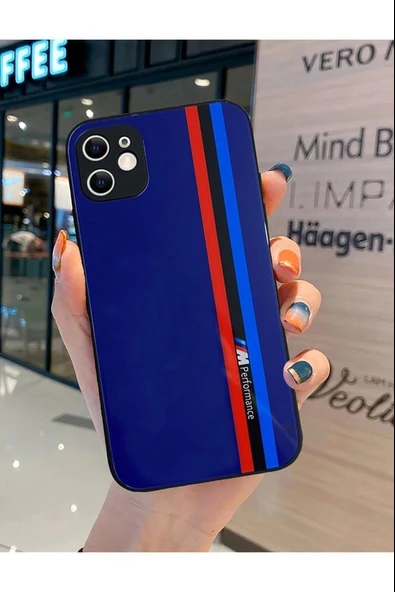 İphone 14 Pro M Performance Tasarımlı Cam Telefon Kılıfı ürün görseli 1