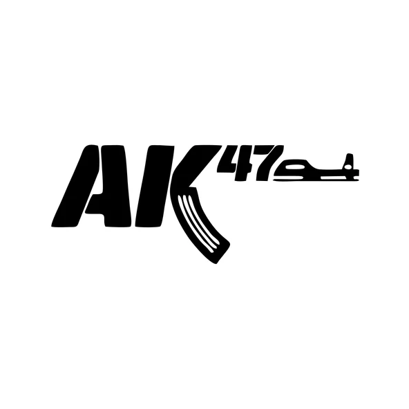 ak47 sticker17x17 Cm Siyah ürün görseli 1