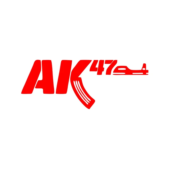 ak47 sticker17x17 Cm Kırmızı ürün görseli 1