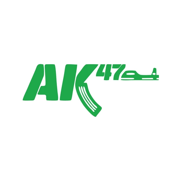 ak47 sticker17x17 Cm Yeşil ürün görseli 1