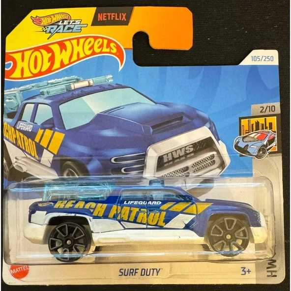 Hot Wheels Tekli Arabalar Surf Duty HTB14 ürün görseli 1