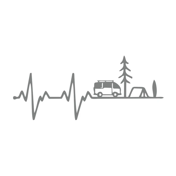 Ritim Karavan Sticker17x17 Cm Gri ürün görseli 1