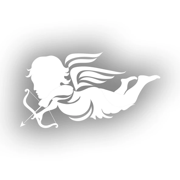Eros Sticker 17x17 Cm Beyaz ürün görseli 1
