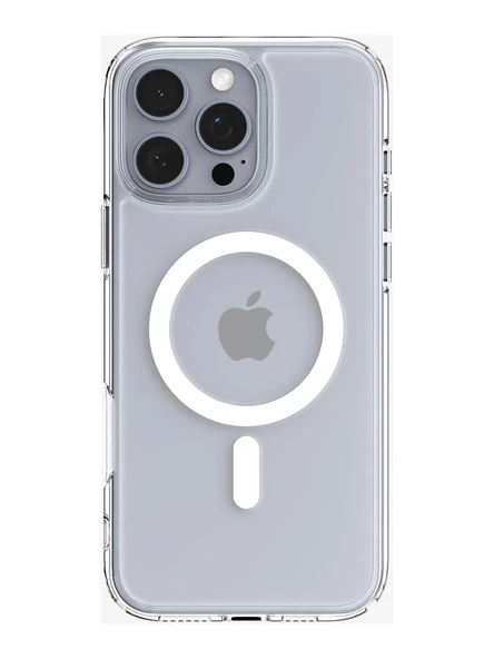 iPhone 16 Pro Kılıf Crystal MagSafe Özellikli Şeffaf ürün görseli 1