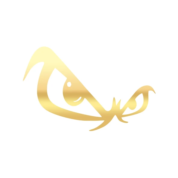 Gözler Sticker 17x17 Cm Gold ürün görseli 1