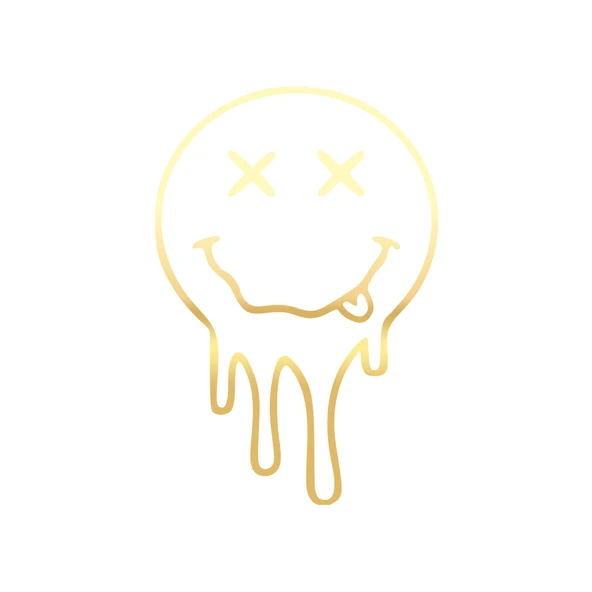 Akan Surat Sticker17x17 Cm Gold ürün görseli 1
