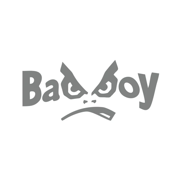 Badboy Kötü Çocuk Sticker17x17 Cm Gri ürün görseli 1