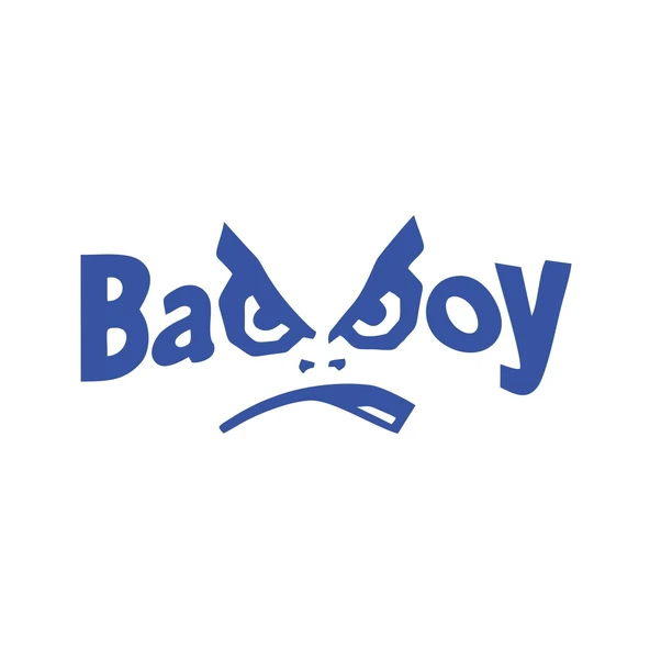 Badboy Kötü Çocuk Sticker17x17 Cm Mavi ürün görseli 1