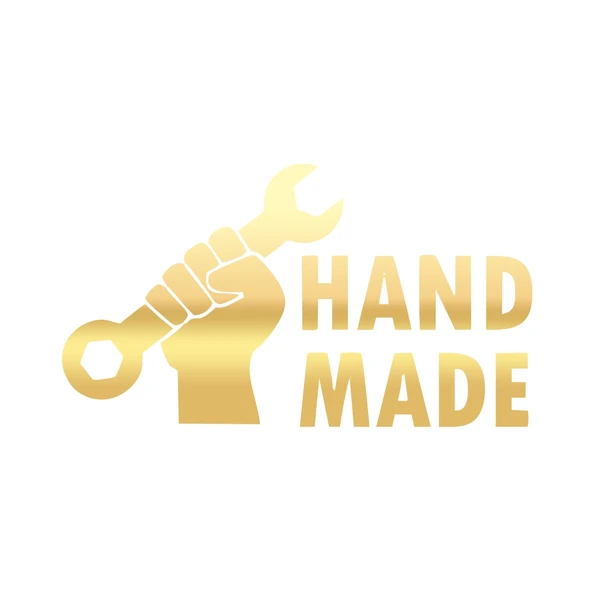 Hand Made Anahtar El Yapımı Sticker17x17 Cm Gold ürün görseli 1
