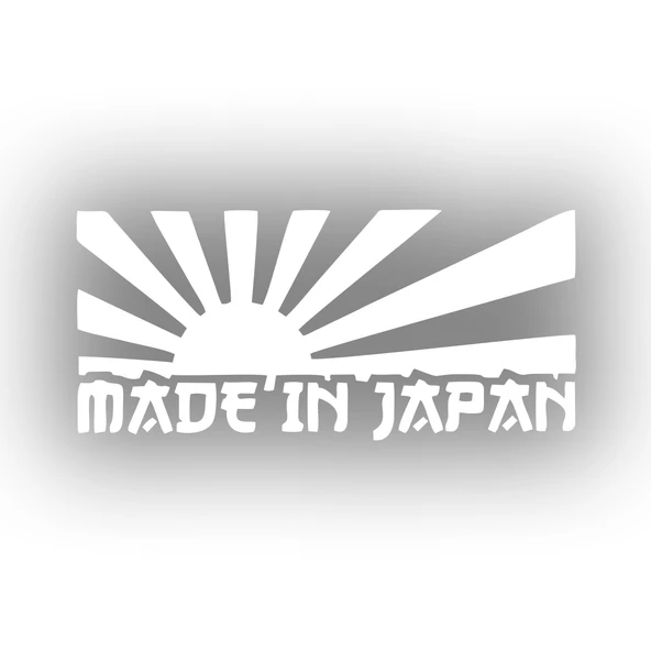 Made in Japan Barkod Sticker17x17 Cm Beyaz ürün görseli 1