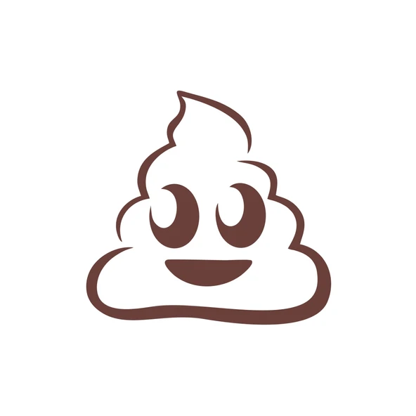 Sevimli Gülen B*k Emoji Sticker17x17 Cm Kahverengi ürün görseli 1