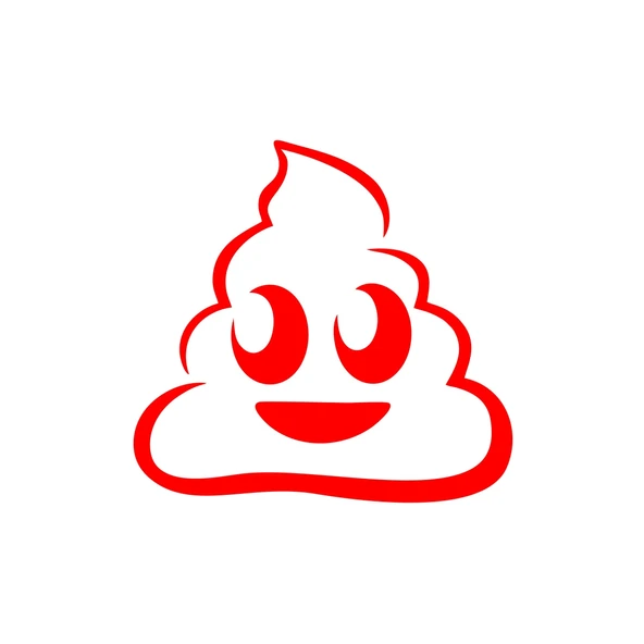 Sevimli Gülen B*k Emoji Sticker17x17 Cm Kırmızı ürün görseli 1